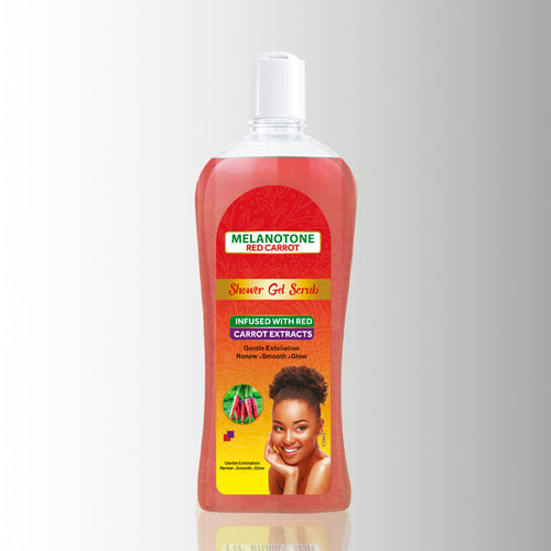 melanotone shower scrub