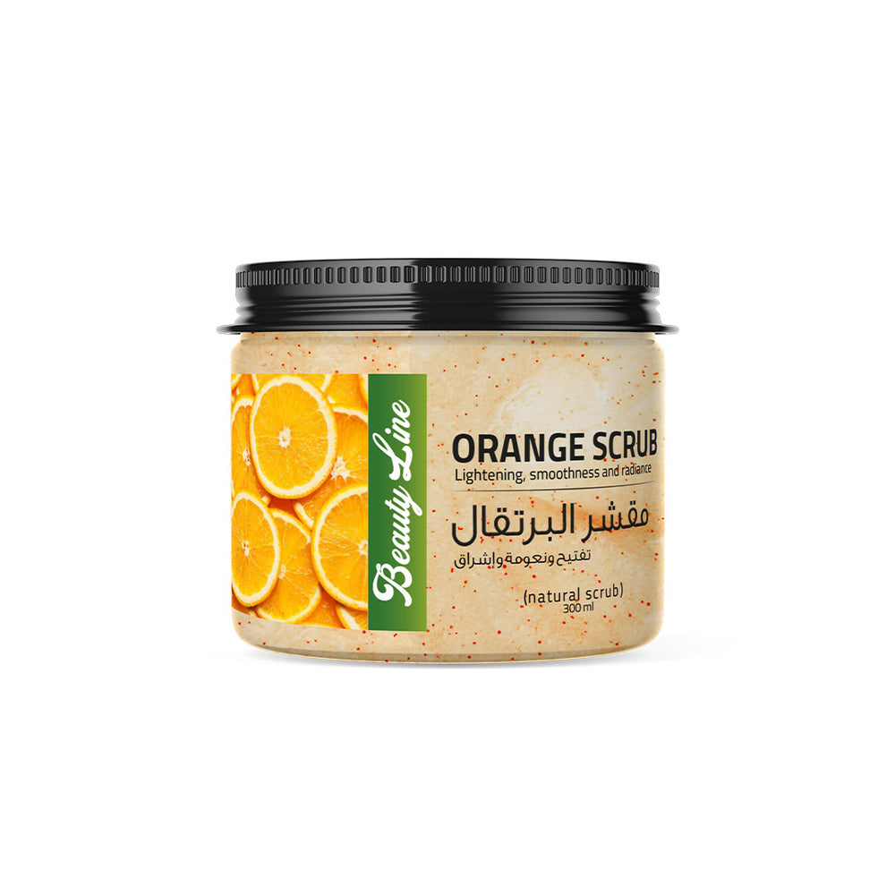 Beautyline Orange scrub, 300 gm