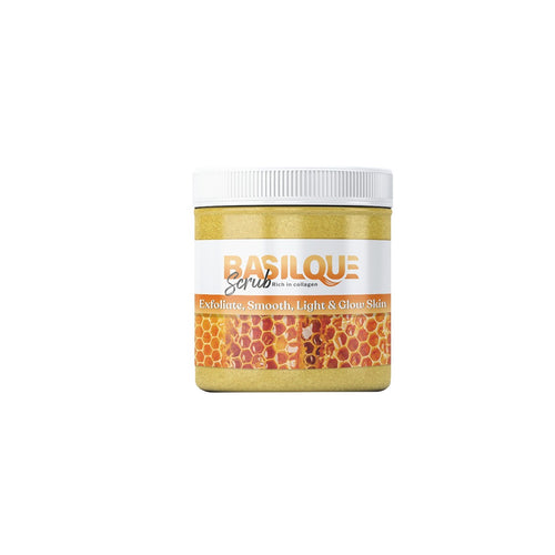 Basilque honey and collagen scrub, 300 gm