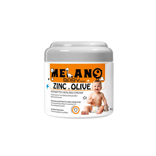 Melano Baby Cream Zinc & Olive – Antiseptic Healing Cream 180g
